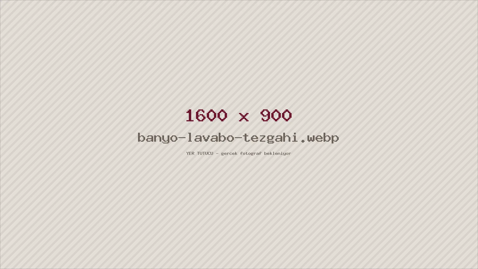 Çift kaseli banyo lavabo tezgahı, açık renk mermerden tek parça olarak kesilmiş